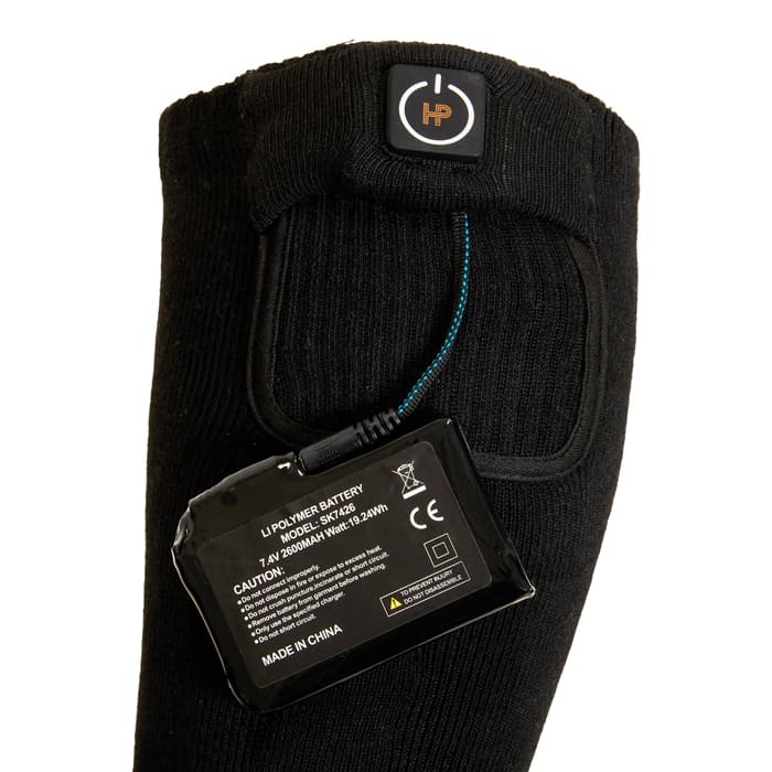 Verwarmde skisokken met batterij - HeatPerformance - close up