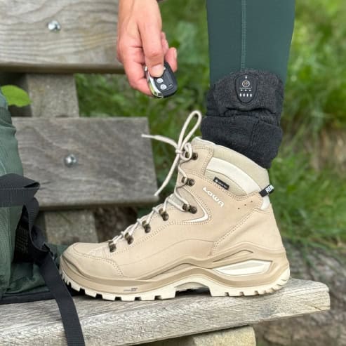 Uitleg over de werking van verwarmde sokken