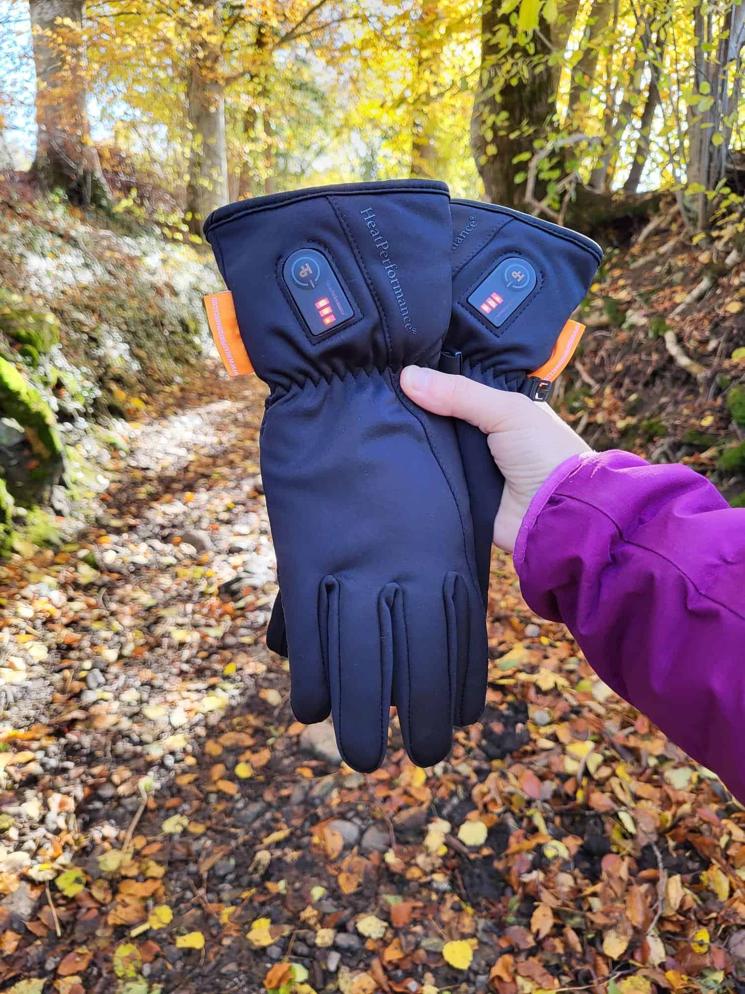 Verwarmde handschoenen met drie warmtestanden