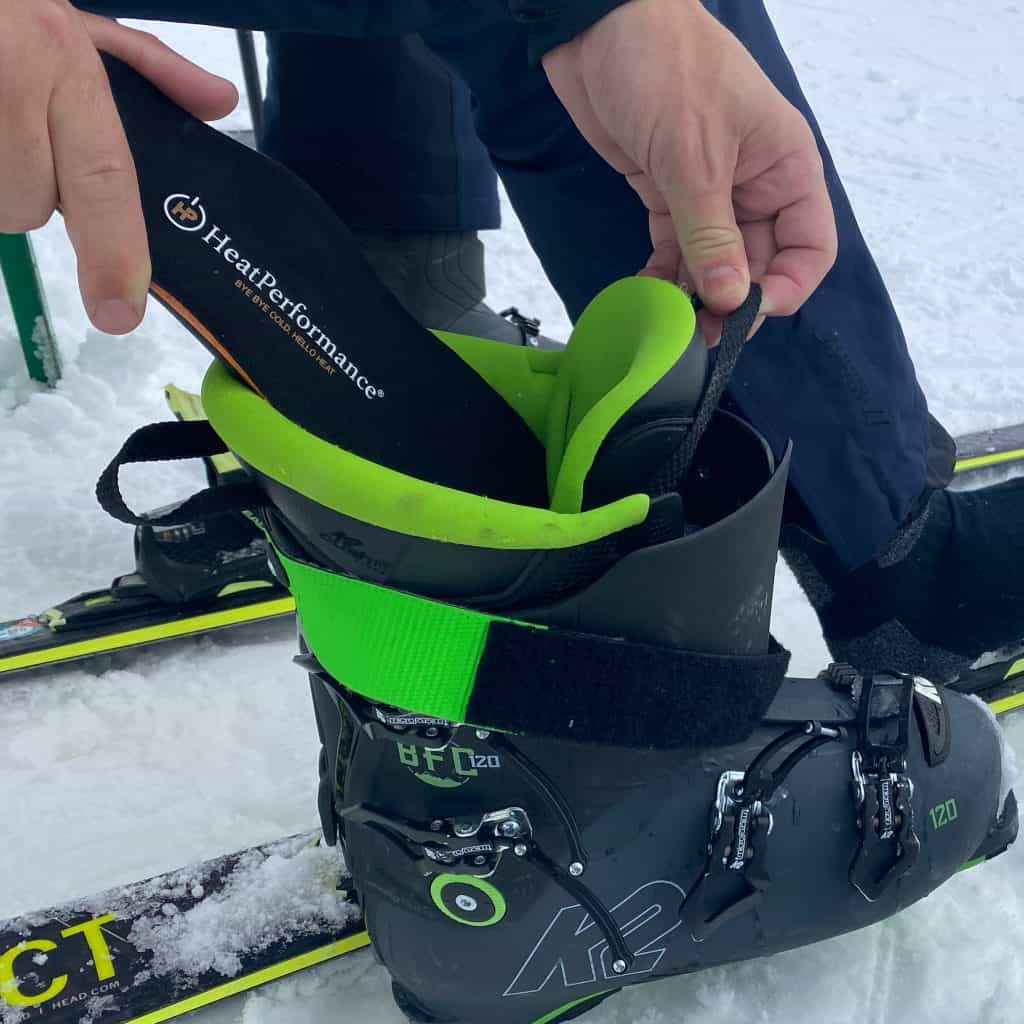 Uitleg over hoe verwarmde zolen werken.