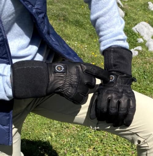 Uitleg over de werking van verwarmde handschoenen.